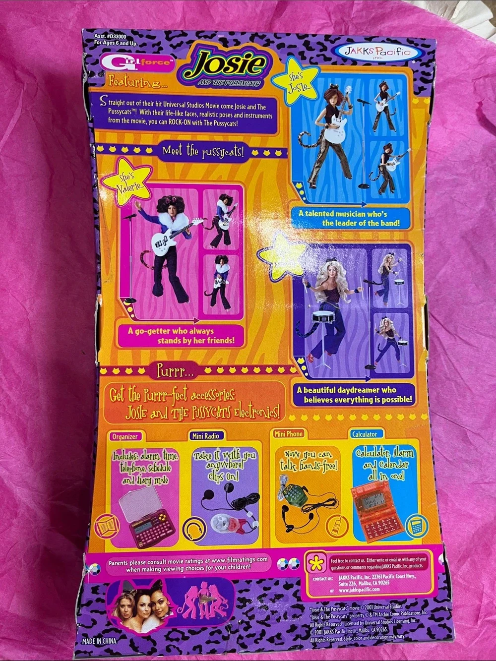 2001 Jakks Pacific Josie and the Pussycats 